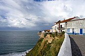  View of the Atlantic Ocean from Nazare, Portugal 