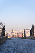 Charles Bridge in Old Prague is one of the most famous landmark of Chezh capital city
