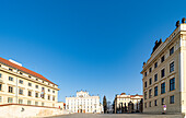Decooration of the building in Old Prague in Art Nouveau and Art Deco style
