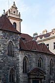 Old church on the historical part of Prague