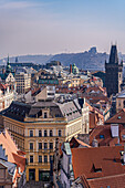 Famous buildings on Old Town square in Prague