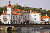 Portugal, Tomar, Nabao-Fluss, Skyline,  
