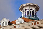 Portugal, Azores, Terceira Island,  Angra do Heroismo, typical architecture, detail, 