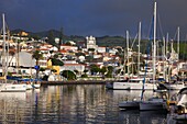 Portugal, Azores, Faial Island, Horta, harbor, 