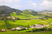 Portugal, Azores, Faial Island, scenery, village, 