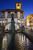 Portugal, Azores, Sao Miguel Island, Ponta Delgada, Camara Municipal, Town Hall, 