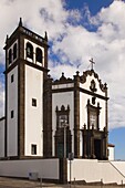 Portugal, Azores, Sao Miguel Island, Ponta Delgada, Sao Pedro, church