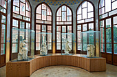 Interior, Recinto Modernista de Sant Pau, Art Nouveau, by Lluís Domènech i Montaner, Hospital de la Santa Creu i Sant Pau, World Heritage by UNESCO, Barcelona, Catalonia, Spain, Europe