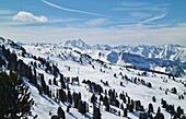  in the Zillertal Arena ski area, winter in Tyrol, Austria 