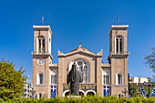 Die Kathedrale Mariä Verkündigung in der griechischen Hauptstadt Athen, Griechenland 