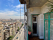 View of Cairo from a Zamalek Window, Egypt