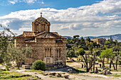 Die Kirche der Heiligen Apostel in der Agora der griechischen Hauptstadt Athen, Griechenland 