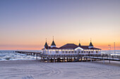  Ahlbeck pier, Usedom Island, Baltic Sea, Mecklenburg-Western Pomerania, Germany 