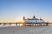  Ahlbeck pier, Usedom Island, Baltic Sea, Mecklenburg-Western Pomerania, Germany 