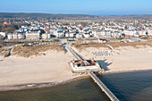  Ahlbeck pier, Usedom Island, Baltic Sea, Mecklenburg-Western Pomerania, Germany 