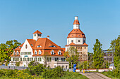  Dresden Trade Fair in the buildings of the former slaughterhouse, Saxony, Germany 