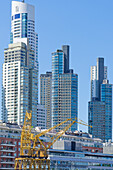  High-rise buildings in the Puerto Madero harbor district, Buenos Aires, Argentina, South America 