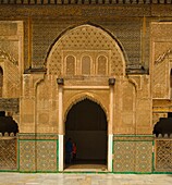 Morocco, Fès, Medersa Bou Inania, madrasa, interior