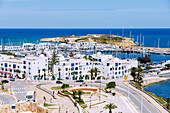  Port de Plaisance with marina in the old town (Medina) of Monastir, Tunisia 