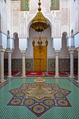 Morocco, Meknès, Mausoleum of Moulay Ismail,  