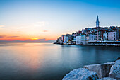  Old town of Rovinj at sunset, Croatia 