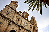 Kathedrale "Santa Ana Catedral de Canarias" in Altstadt "Vegueta" von Hauptstadt Las Palmas de Gran Canaria, Kanarische Inseln, Spanien, Europa