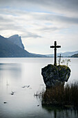 Kreuzstein am Mondsee, Salzkammergut, Österreich, Alpen, Europa
