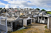 Cemetery of Morne-a-l'eau, Grande-Terre, Guadeloupe, overseas region of France,Leewards Islands, Lesser Antilles, Caribbean