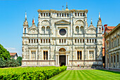 Abbey church, Certosa di Pavia monastery, Certosa di Pavia, Lombardy, Italy