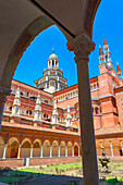 Abbey church, Certosa di Pavia monastery, Certosa di Pavia, Lombardy, Italy