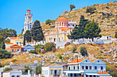 Kirche des Evangelismos (auch bekannt als Verkündigungskirche), Gialos, Insel Symi, Dodekanes, Griechenland 