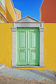  Traditionelles Haus, Chorio, Insel Symi, Dodekanes, Griechenland 