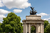 Wellington Arch outside Hyde Park, London, Great Britain