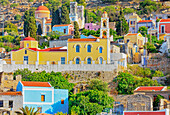  Orthodoxe Kirche, Chorio, Insel Symi, Dodekanes, Griechenland 