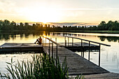  Sunset at Lake Briģenes, Latvia 