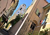  in the old town of Villefranche-sur-Mer, Cote d&#39;Azur, Southern France 