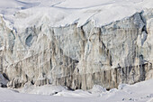  Heuglinbreen glacier in winter, Mohnbukta, Svalbard, Norway 