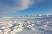  Winter landscape at Mohnbukta, Svalbard, Norway 