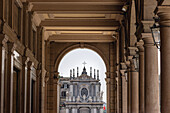  Arcades at Piazza San Carlo, Turin, Piedmont, Italy 