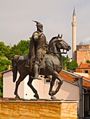 North Macedonia, Skopje, Gjergj Kastrioti Skanderbeg, statue, 
