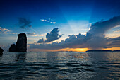  Pai Plong Beach, sunset, Ao Nang, Phang Nga Bay, Krabi, Thailand 