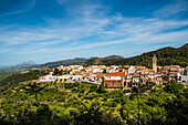  Campel, mountain village in the Val de Laguard, high in the coastal mountains of the Costa Blanca, province of Alicante, Spain 
