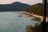  Sandy beach with coconut palms, Khlong Chao Beach, Haad Khlong Hin Beach, Koh Kood, Koh Kut, Gulf of Thailand, Thailand 