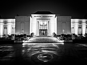 Night image from the Griffith Observatory in Los Angeles, California, USA