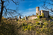  Below Pyrmont Castle, Southern Eifel, Münstermaifeld, Rhineland-Palatinate, Germany 