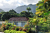  Kreolisches Haus in Entre-Deux, Insel Réunion, Übersee-Departement von Frankreich, Indischer Ozean 