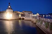  The Ville Close in the old port of Concarneau, Brittany, Northern France 