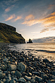  Talisker Rock in the evening light with sky coloration 