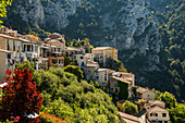  Picturesque medieval hilltop village, Peille, near Monaco, Cote d&#39;Azur, Alpes-Maritimes, Provence-Alpes-Cote-d&#39;Azur, Southern France, France 