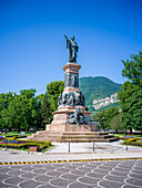 Dante-Denkmal, Piazza Dante, Trient, Trentino, Südtirol, Trentino-Südtirol, Italien, Alpen, Dolomiten, Südeuropa, Europa